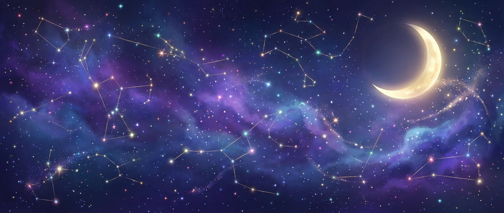 星空背景 - 炼心仙魔录 | 每日星座运势与塔罗占卜